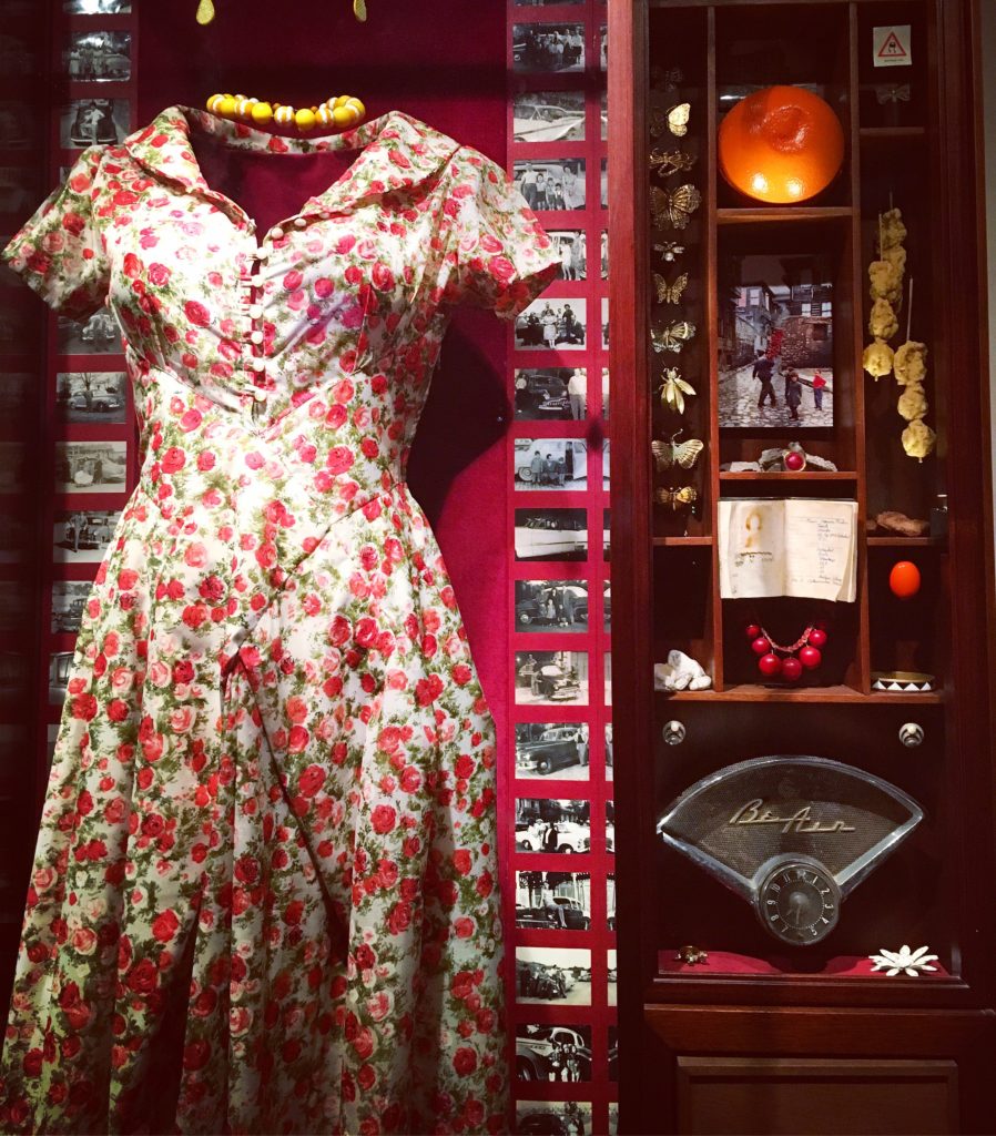 The dress that Fusun wore on the day of her driving test.