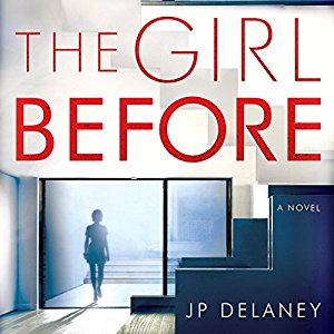 Audiobook cover showing a silhouette against a glass door