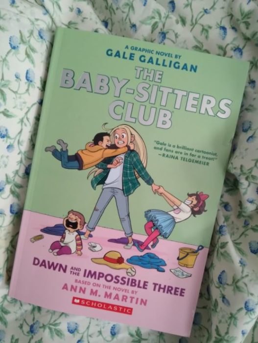 Babysitter’s Club V05 Dawn and the Impossible Three by Gale Galligan BlackRaven Book Review