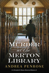 Cover for the book Murder at the Merton Library by Andrea Penrose