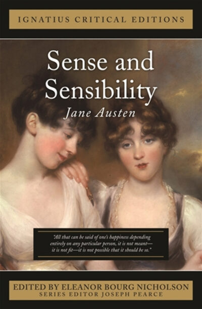 Sense and Sensibility cover; sisters Elinor and Marianne