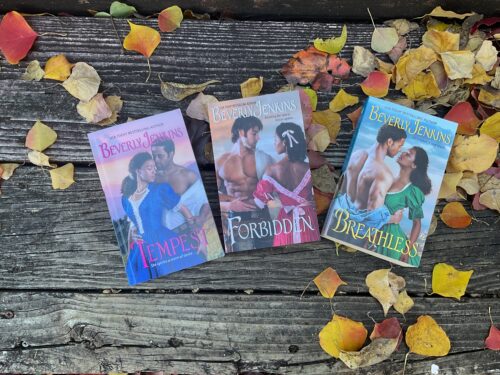 Three books by Beverly Jenkins - Tempest, Forbidden, and Breathless