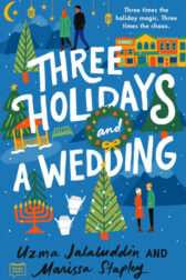cover of three holidays and a wedding