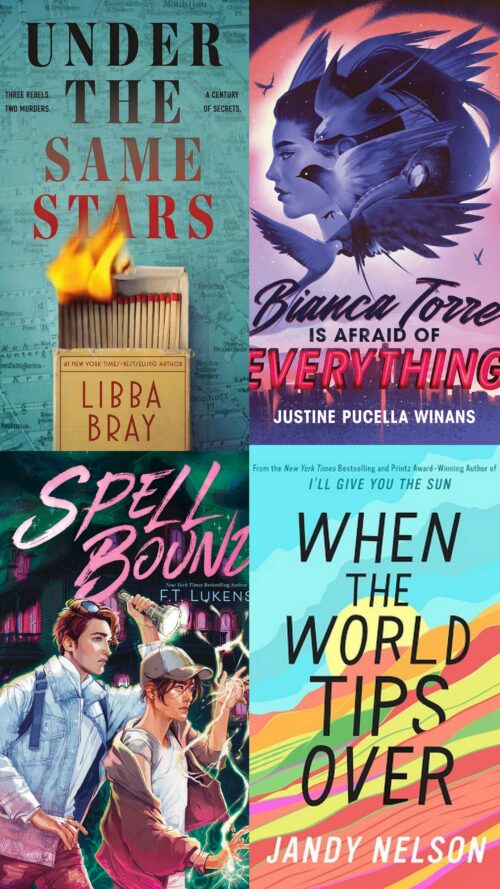 collage of YA book covers