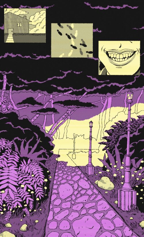 Illustration/cover for Turn right for terror