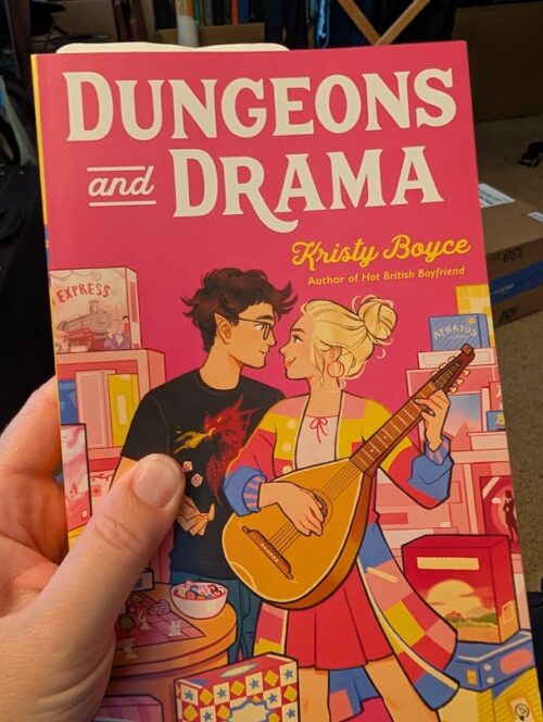 The cover of the book, "Dungeons and Drama" by Kristy Boyce